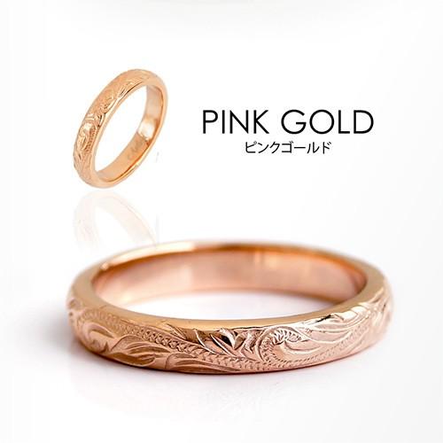 リング・指輪 ハワイアンジュエリー ステンレス スクロール プルメリア Auloa sr0150 選べる3カラー |  | 03