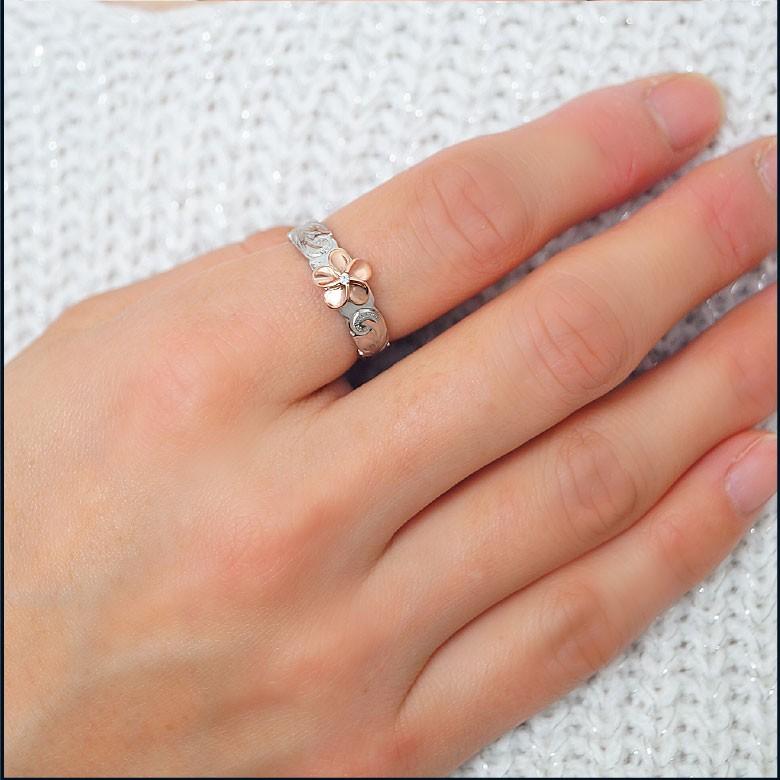 プルメリアリングsr0151 ステンレスアクセサリー リング・指輪 ステンレス レディース プルメリア |  | 05