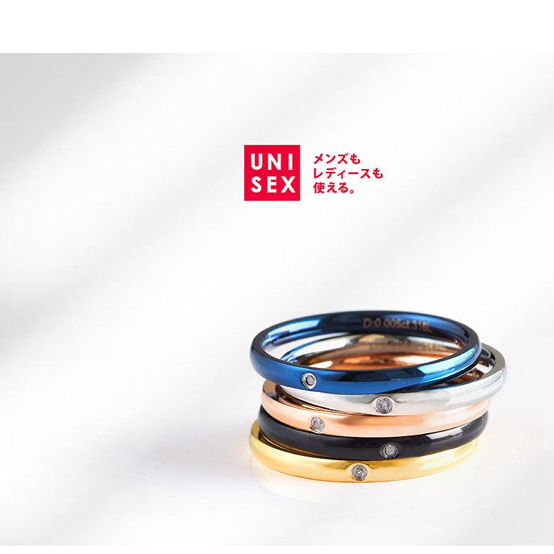 天然ダイヤモンドリング！ sr0157 ステンレスアクセサリー 金属アレルギー対策 男女兼用 シンプル |  | 07