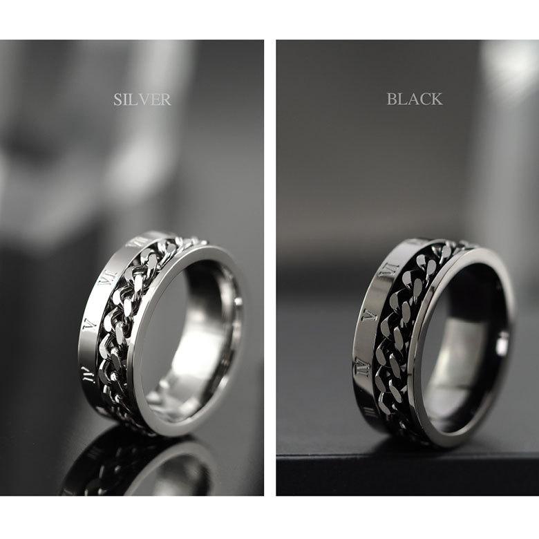 ステンレスリング sr0163 ステンレスアクセサリー リング ステンレス メンズ ローマ数字 |  | 09