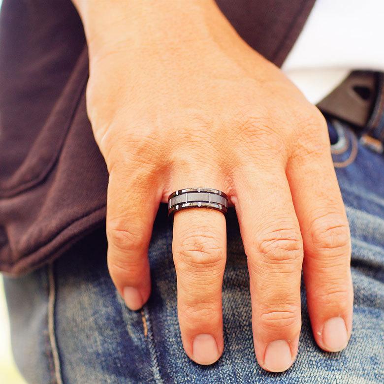 リング 指輪 ステンレス メンズ 金属アレルギー アクセサリー sr0165 幅広 |  | 03
