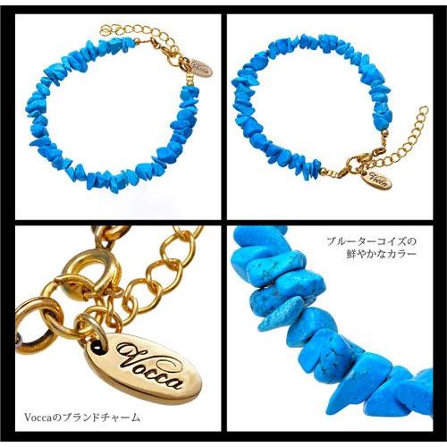 ブレスレット ターコイズ メンズ レディース ゴールド Vocca vobr0009