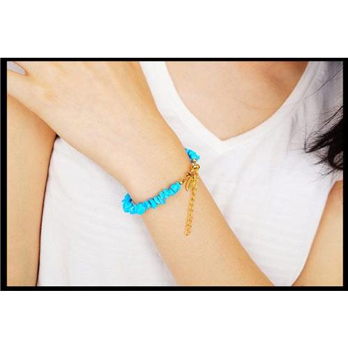 ブレスレット ターコイズ メンズ レディース ゴールド Vocca vobr0009