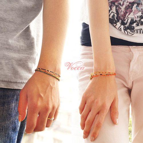 ブレスレット メンズ レディース ビーズ 重ね着け チャーム vocca