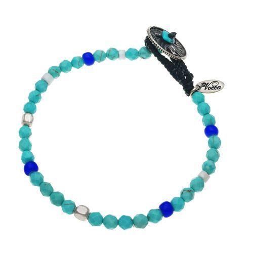 ブレスレット Vocca ハウライトターコイズ シェル メンズ
