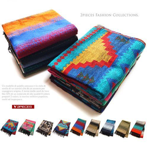 ストール マフラー レディース 大判ストール 厚手 オルテガ柄 ネイティブ柄 グラデーション za0091 9カラー |  | 02