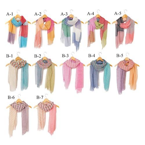 ストール 薄手 春ストール レディース メンズ 軽い手触り za0099 |  | 02