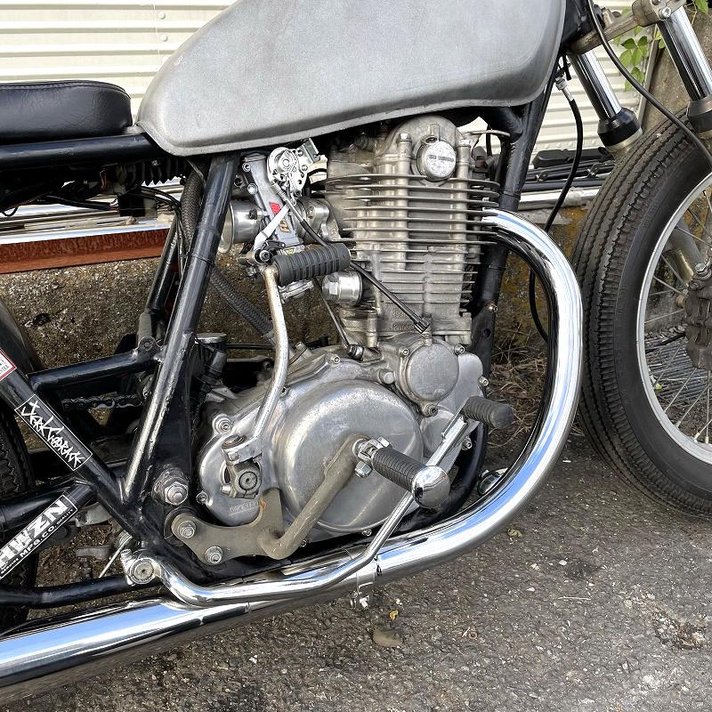 トルクコーンつきラウンドエキゾーストパイプ SR400/500 トルクコーンつきラウンドエキゾーストパイプ SR400/500