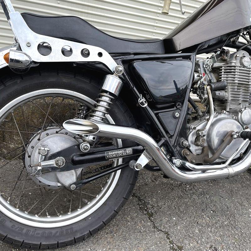 セミアップドラッグパイプマフラー スリップオン SR400/500 セミアップドラッグパイプマフラー スリップオン SR400/500