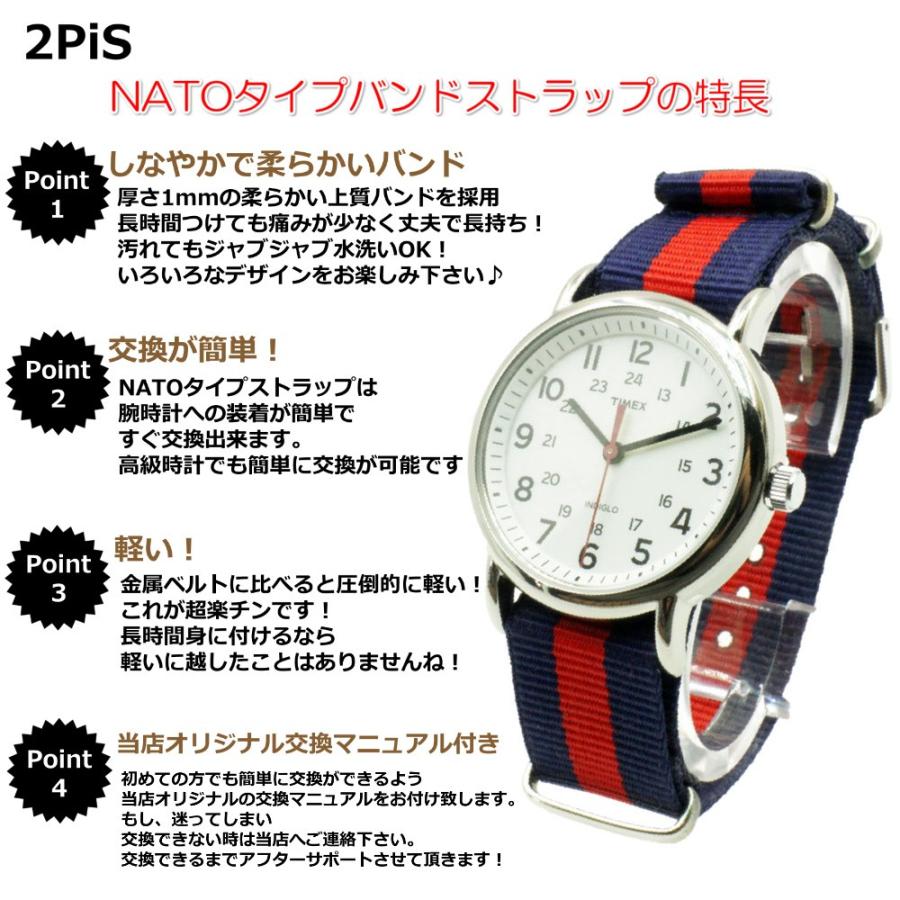 Nato 腕時計 ベルト ナイロン マリーン ネイビー ホワイト 18mm バンド 交換マニュアル付 2pis 11 1 18 Watchband 11 1 18 2pis Watch 通販 Yahoo ショッピング