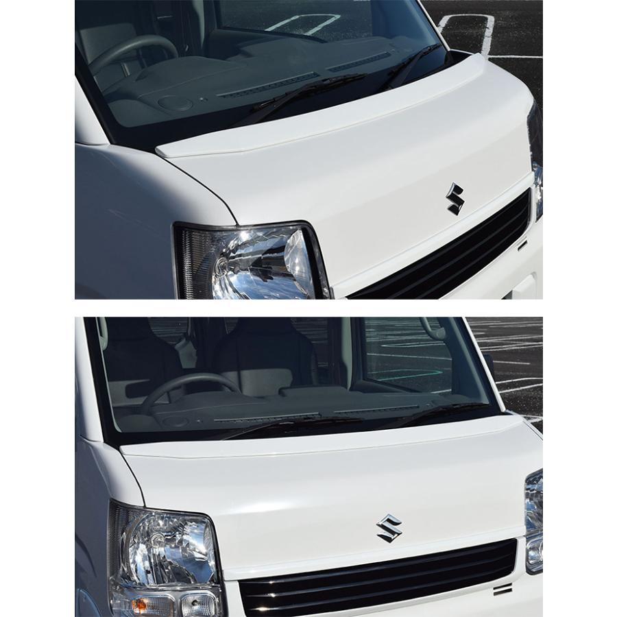 【エブリイバン（DA17V ）】ボンネットスポイラー（未塗装ゲルコート品）ブレスクリエイション製【ev17-005】BLESS CREATION |  | 02