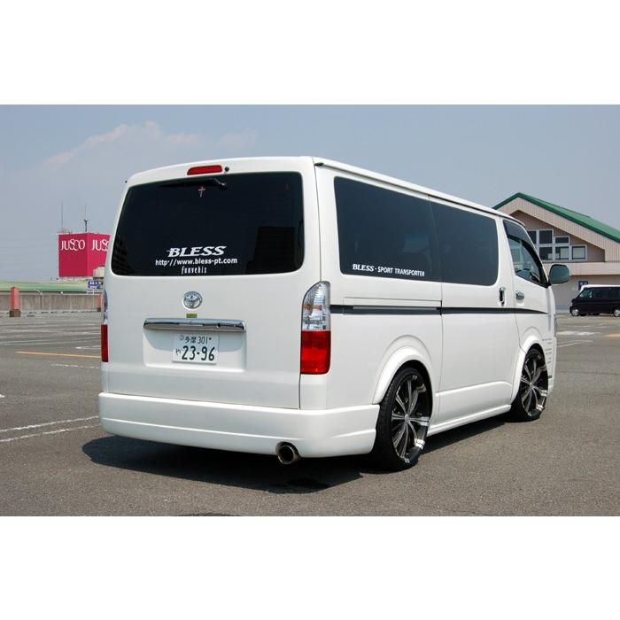 ハイエース200系リアフィンナロー標準ワイド全車種年式対応 ハイエース 200系 4型 ワイドボディ Urban Style リアアンダー
