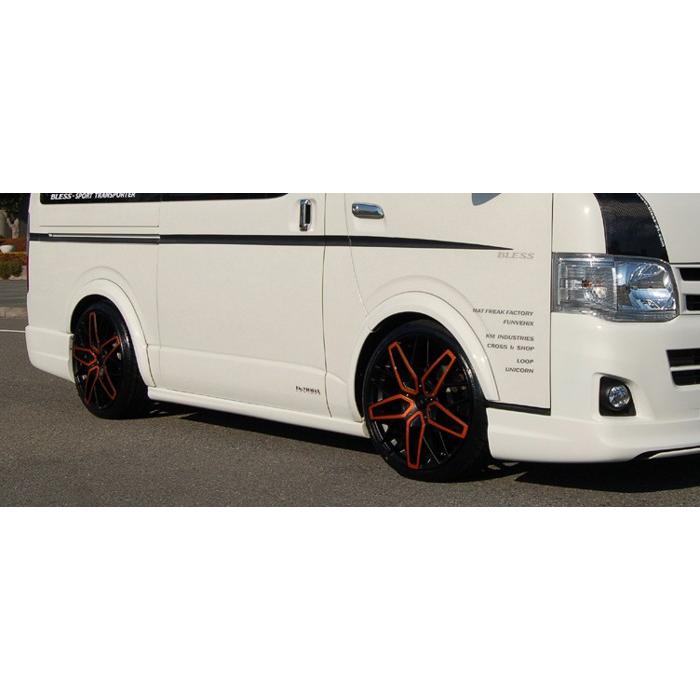 ハイエース200系　オーバーフェンダーキット ハイエース 200系 1〜6型 オーバーフェンダー キット 6P アゲ