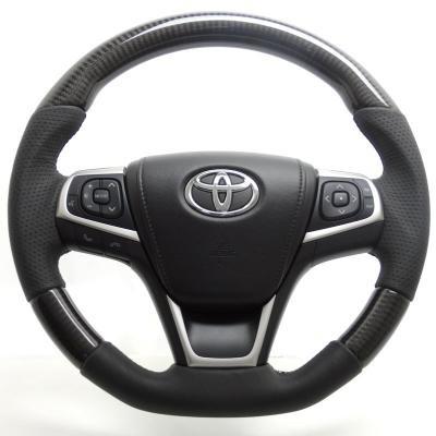 REAL レアル　ステアリング　トヨタ　ハリアー　38Bブラックウッド　未使用品 REAL/レアル ステアリング ウッド［オリジナルシリーズ］TOYOTA