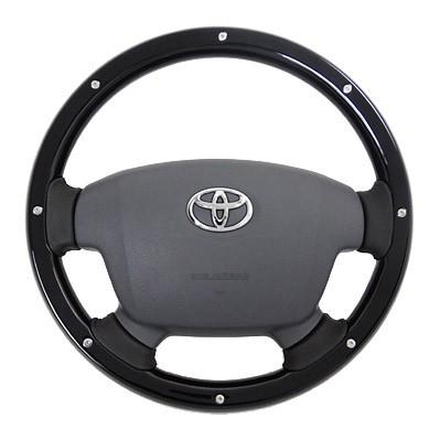 トヨタ 70系ランドクルーザー ピアノブラック/スタッド