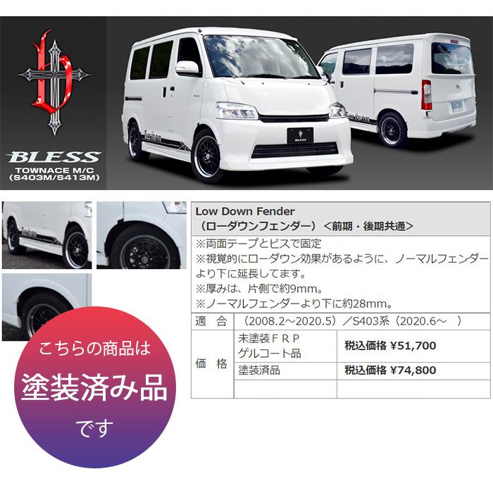 トヨタ（TOYOTA） 【タウンエース】ローダウンフェンダー 前期・後期