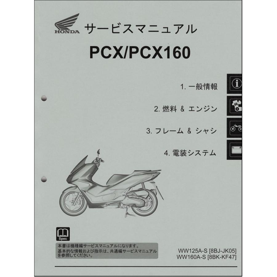 PCX/PCX125/PCX160(JK05/KF47) WW125A/HV/WW160A ホンダ サービス