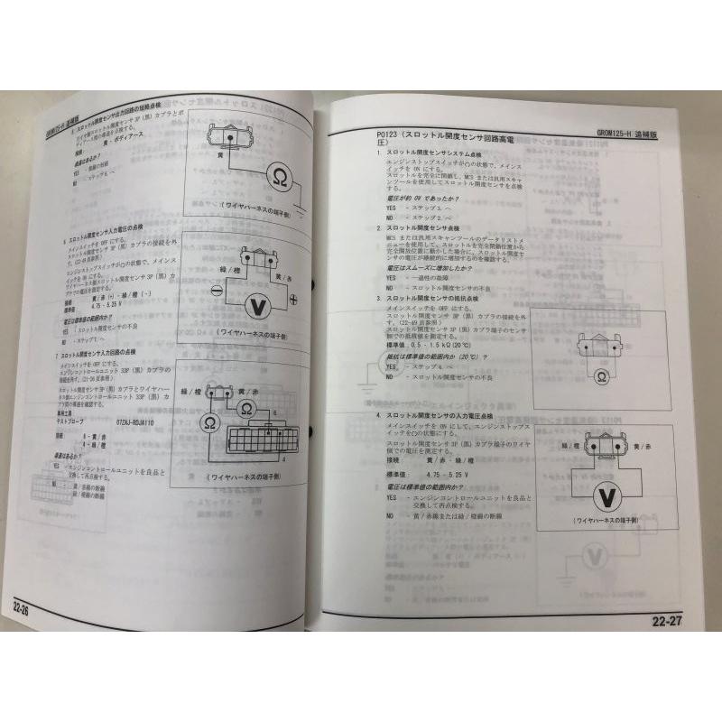 グロム125/GROM125/MSX125（JC61/JC75） ホンダ・サービスマニュアル