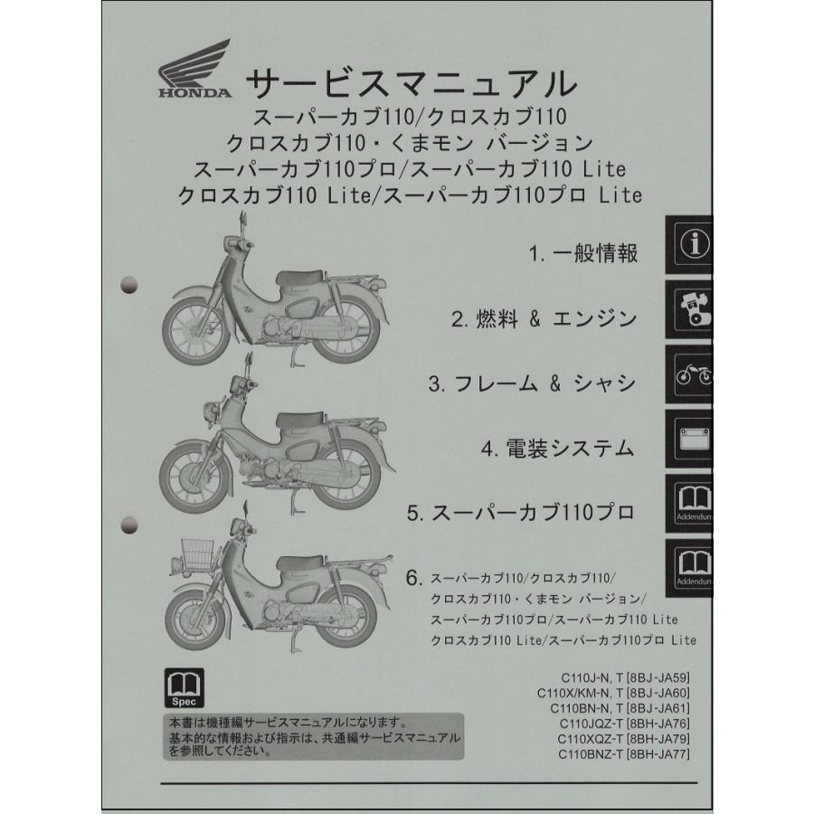 スーパーカブ スーパーカブ110(JA59/JA60/JA61/JA76/JA77/JA79