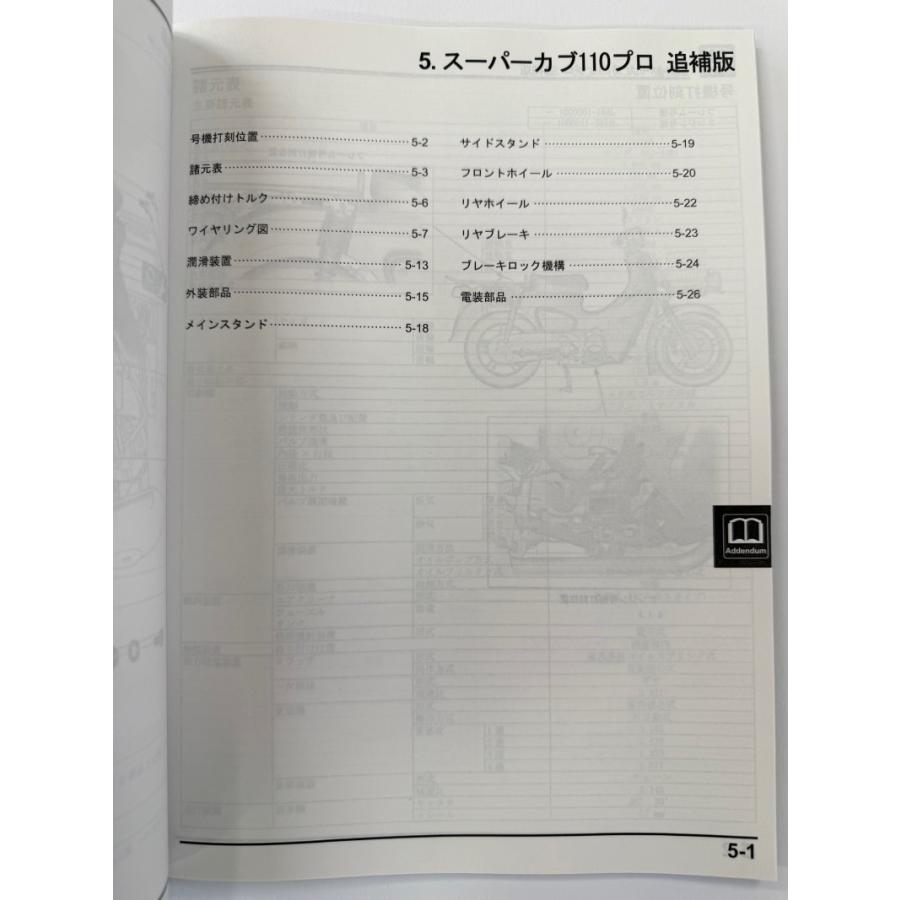 スーパーカブ スーパーカブ110(JA59/JA60/JA61/JA76/JA77/JA79