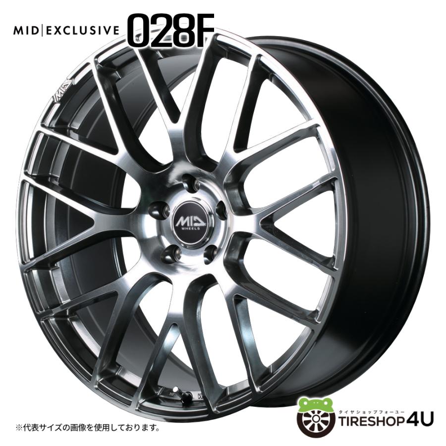【3741】A▲送料無料▲RMP 028F▲19x7.5J 5穴 PCD114.3 +55◆4本 26102485 マルカサービス 4本購入で送料無料 MID EXCLUSIVE 028F 19x7.5J 5