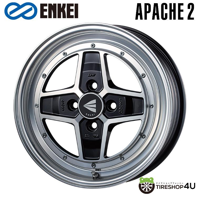 ENKEI（エンケイ） 4本購入で送料無料 ENKEI Neo Classic APACHE2 15x5 
