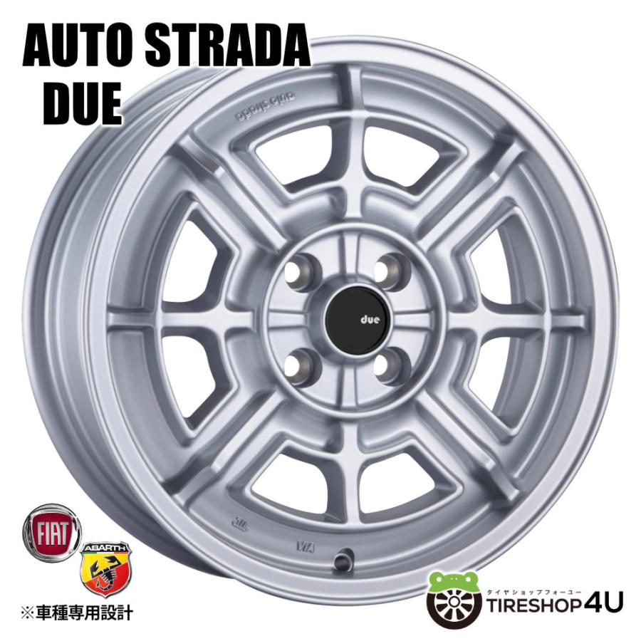 新品未使用　Auto Strada メッシュホイール 15インチ 4個セット 4本購入で送料無料 auto strada classiche DUE 15x6.0J 4/98 +33