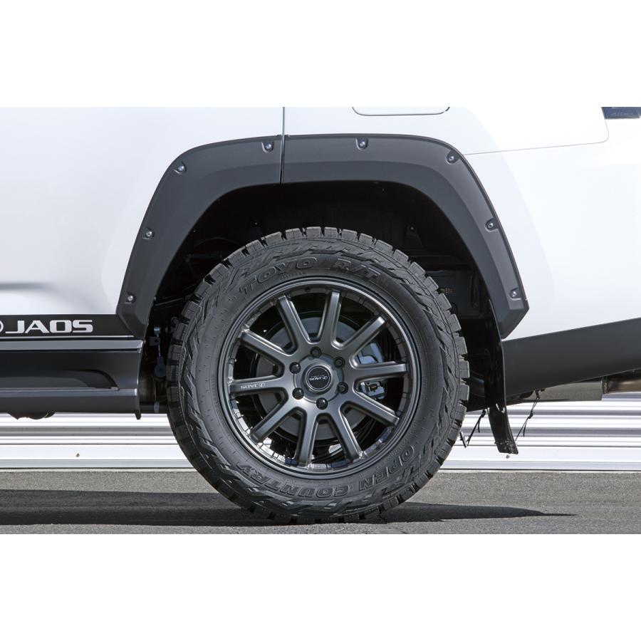 JAOS ジャオス フェンダーガーニッシュ type-X 塗装品 マットブラック