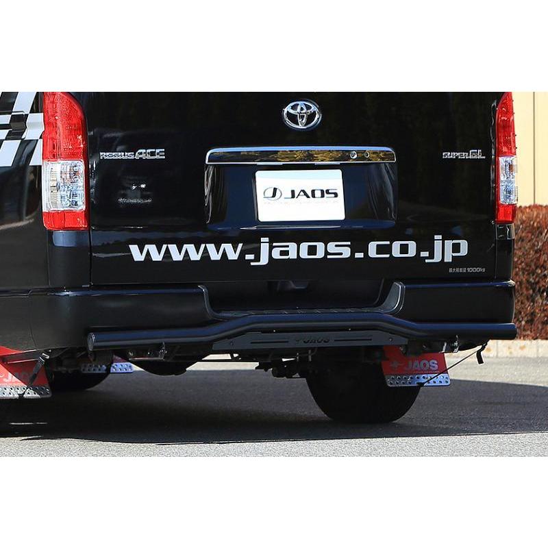 JAOS ジャオス リヤスキッドバー ブラック/ブラック B154202D トヨタ ワイド ハイエース 200系 2004/08〜｜2tireshop4u
