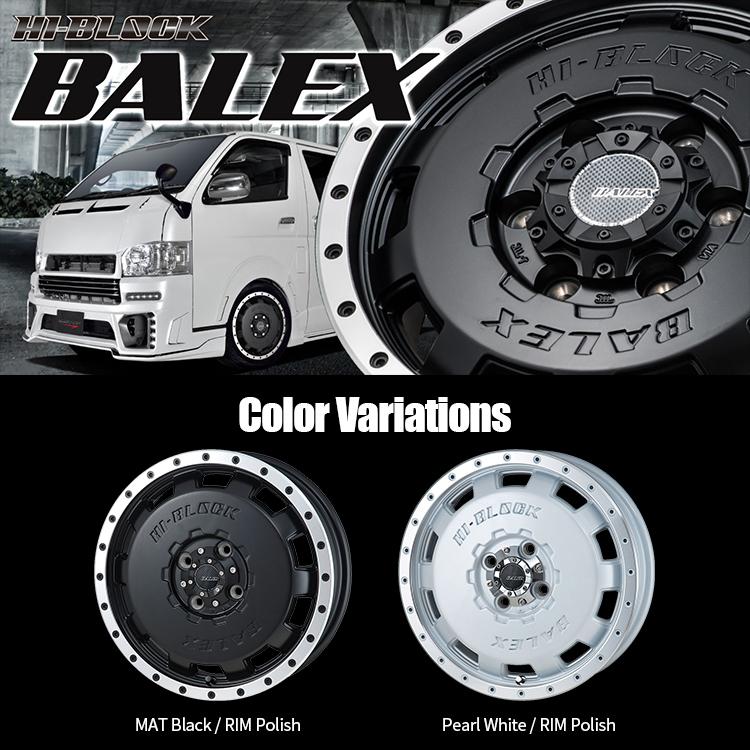 タイヤホイール4本セット MONZA JAPAN HI-BLOCK BALEX 15x4.5J 4/100 +43 MBK MUDSTAR RADIAL A/T 165/60R15 マッドスター WL ハスラー など｜2tireshop4u｜02