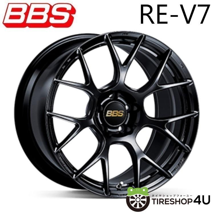 BBS BBS RE-V7 RE-V7025 18x9.5J 5/100 +43 BK ブラック 新品ホイール1 
