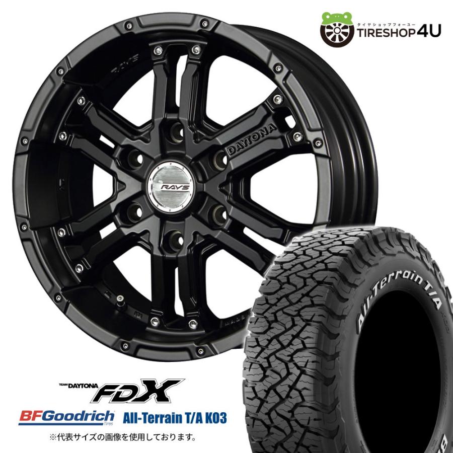 RAYS タイヤホイール4本セット TEAM DAYTONA FDX 16x6.5J 6/139.7 +38 