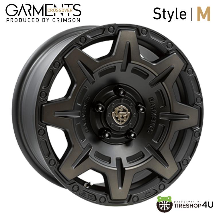 CROSS OVER GARMENTS Style M 16x7.0J 5/114.3 +35 MBC マットブラッククリア