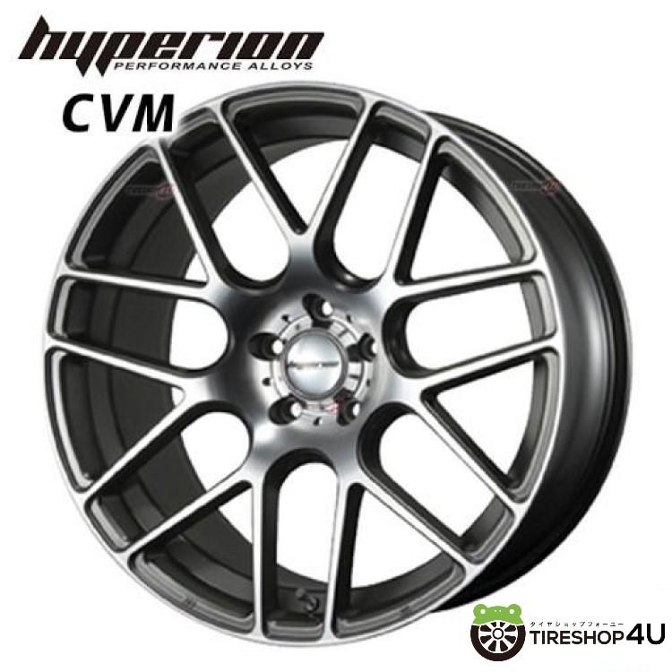 ハイペリオンHYPERION ホイール•スタッドレスタイヤ19インチバルブ新品 MLJ HYPERION CVM 19x8.5J 5/114.3 +45 DC/AG ダイヤカット/アッシュ
