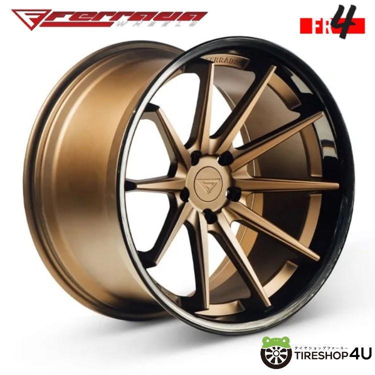 FERRADA FR4 20x10.5J 5/112 +25 MBRBL マットブロンズ/グロスブラック