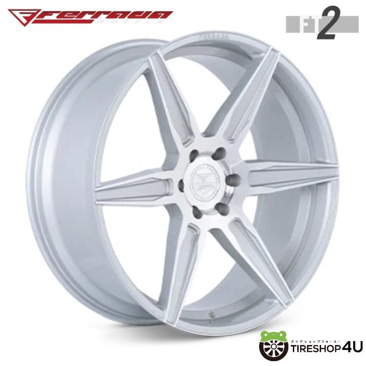 タイヤホイール4本セット Ferrada FT2 22x9.5J 5/139.7 +20 CB:77.8 Machine Silver 指定輸入タイヤ 285/45R22 ダッジ ラム1500｜2tireshop4u｜03