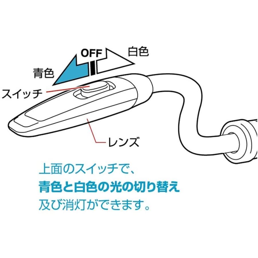 NAPOLEX（ナポレックス） 青 / 白色 切り替え LED スティックライト