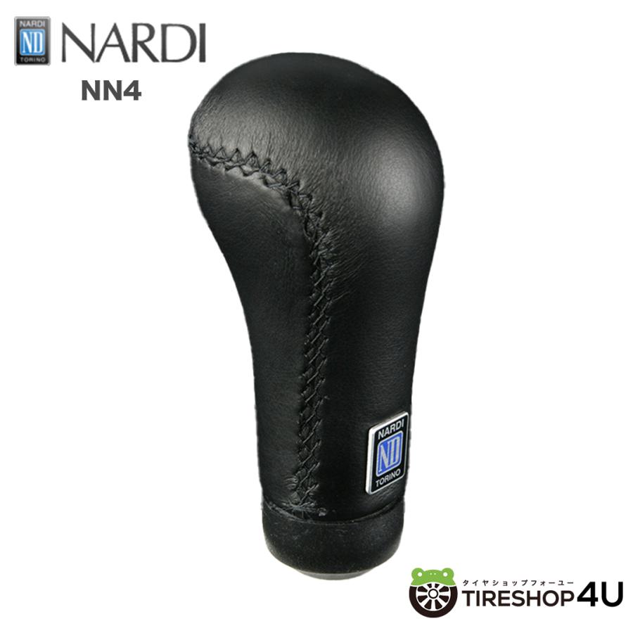 正規品 NARDI PRESTIGE ブラックレザー シフトノブ NN4 ナルディ