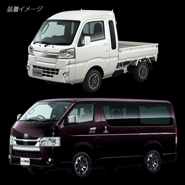 タイヤホイール4本セット MAD CROSS GRACE 12x4.00B 4/100 +43 BRC/BK YOKOHAMA SUPER VAN Y356 145/80R12 80/78N ヨコハマ 軽トラ 軽バン マッドクロス｜2tireshop4u｜03