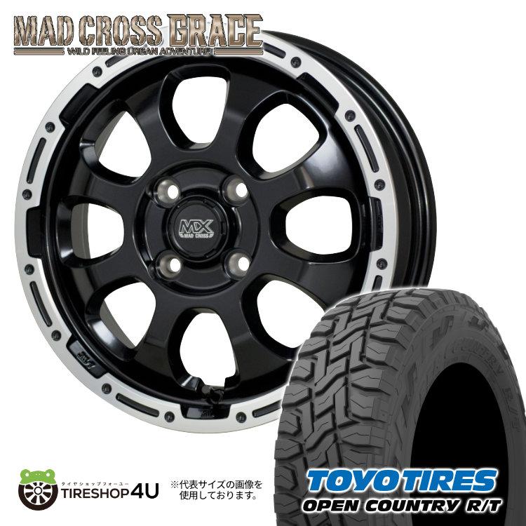 HOT STUFF タイヤホイール4本セット MAD CROSS GRACE 14x4.5J 4 HOT STUFF タイヤホイール4本セット MAD CROSS GRACE 14x4.5J 4