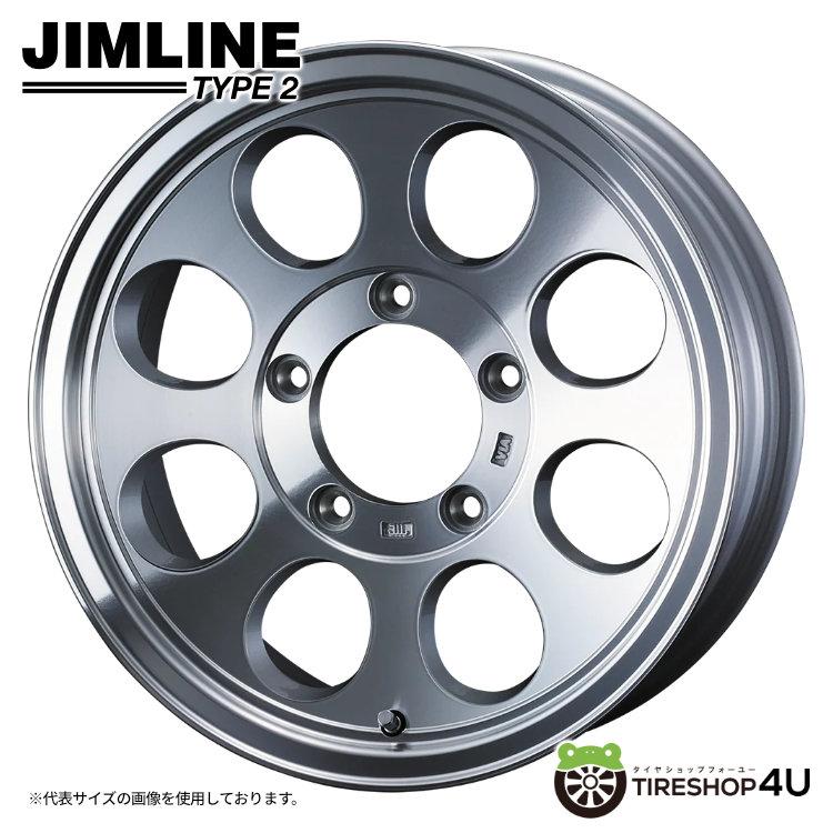 4本購入で送料無料 JIMLINE TYPE2 16x8.0J 5/150 +0 ポリッシュ ジム 