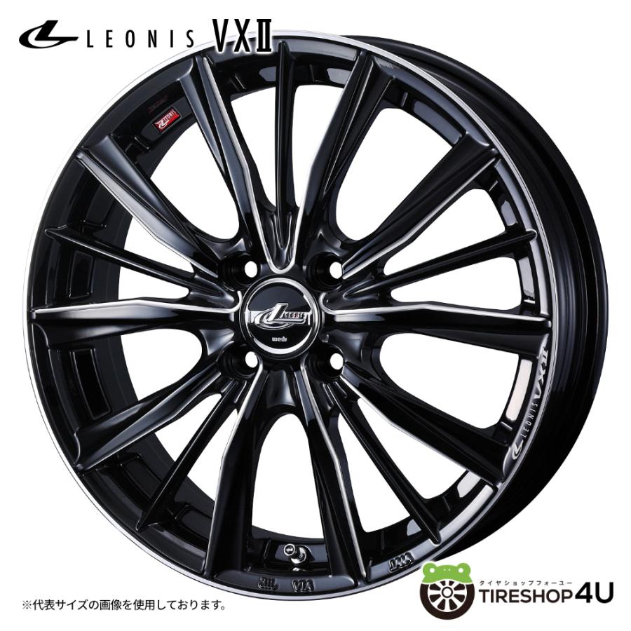 WEDS（ウェッズ） LEONIS VXII 15x4.5J 4/100 +45 BKSC ブラックSC