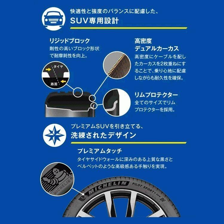 ミシュラン（MICHELIN） 4本セット 225/55R19 2024年製 PILOT SPORT 4