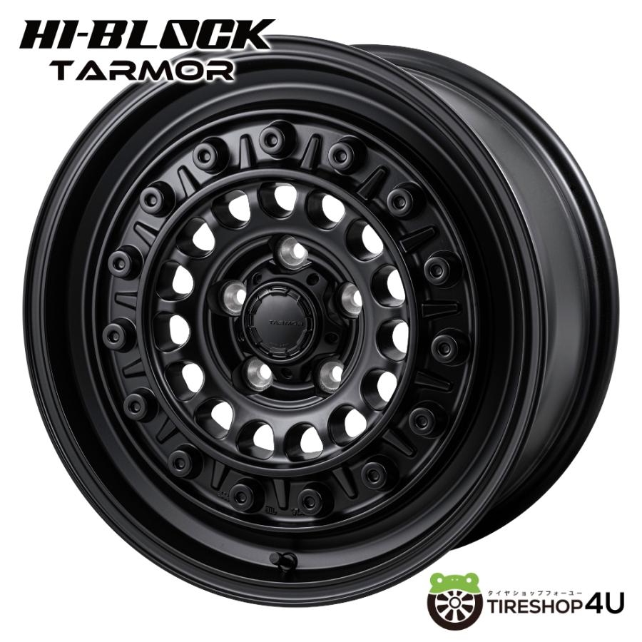 MONZA JAPAN HI-BLOCK TARMOR 15x5.5J 5/100 +38 サテンブラック
