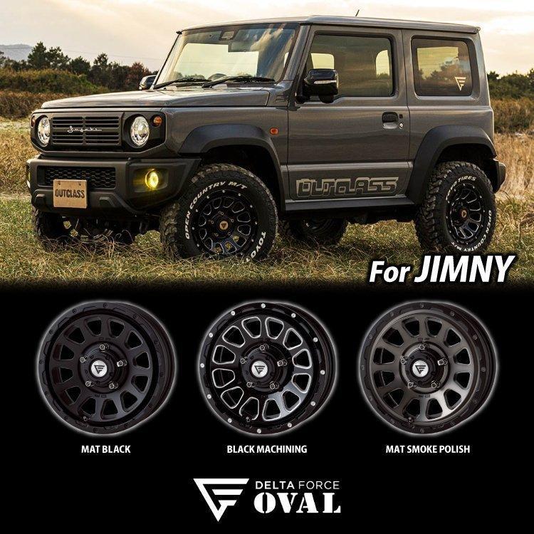 DELTA FORCE タイヤホイール4本セット OVAL 16x5.5J 5/139.7 +20 DELTA FORCE タイヤホイール4本セット OVAL 16x5.5J 5/139.7 +20