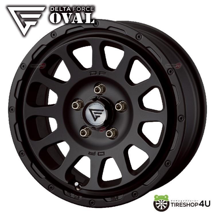 タイヤホイール4本セット DELTA FORCE OVAL 16x7.0J 5/114.3 +42 MB DURATURN TRAVIA A/T 225/70R16 OWL デリカD5｜2tireshop4u｜03