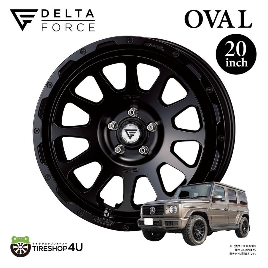 じーの 150プラド　 ホイール DELTA FORCE OVAL 4本 DELTA FORCE（デルタフォース） 4本セット DELTA FORCE OVAL FF