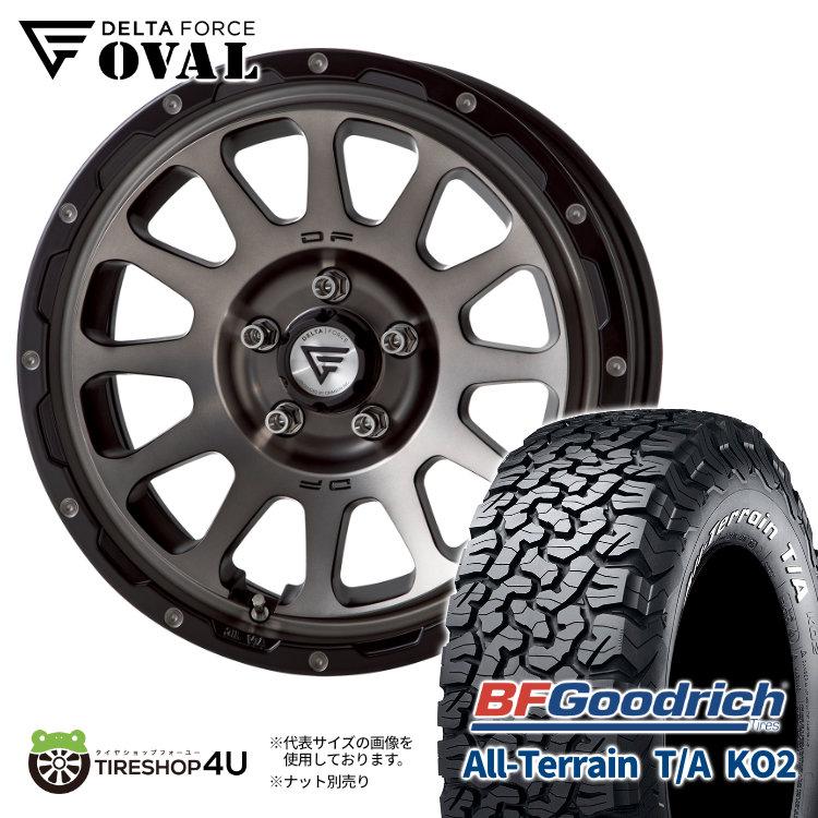 タイヤホイール4本セット DELTA FORCE OVAL 16x7.0J 5/114.3 +42 MSP 