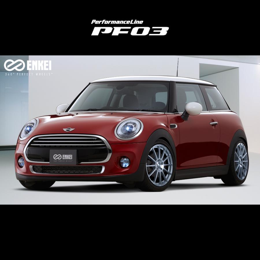 4本購入で送料無料 ENKEI Performance Line PF03 15x6.0J 4/100 +38 MDG マットダークガンメタ 新品ホイール1本価格 【代引き不可】_4