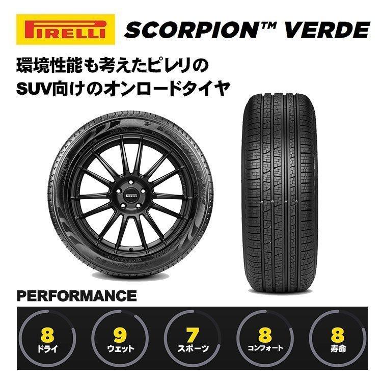 PIRELLI - 4本仕かける 255/55R18 ピレリ Scorpion Verde N0 ポルシェ承認すること 255/55-18 105W 炎節タイア 新品4本必要経費